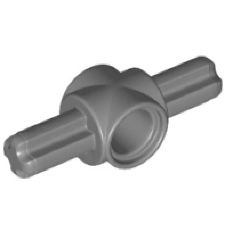 Technic, As en Pin Koppeling met 2 Assen Dark Bluish Gray